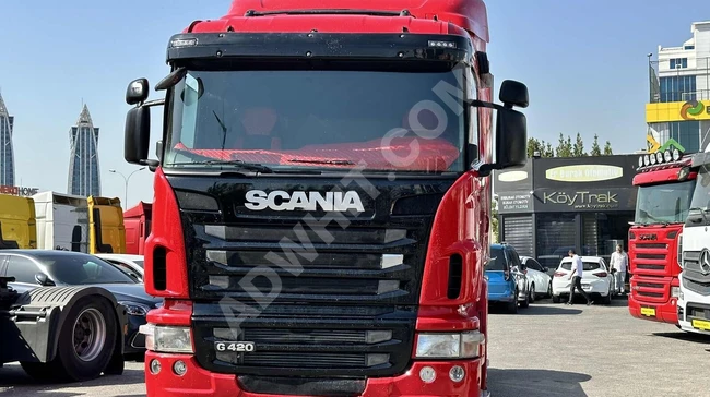 2012 - SCANİA G420 - بمحرك EURO 5 - بمثبط سرعة Röterdar - عداد مسافة منخفض - من ERBURAK