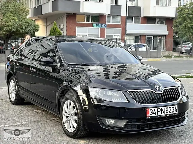 SKODA OCTAVİA CR 1.6TDİ موديل 2016 فتحة سقف  ونظام نقل DSG.