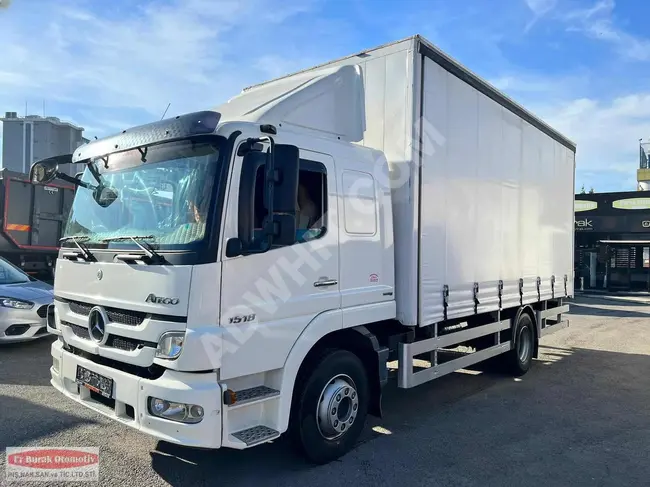 2013 MERCEDES-BENZ 1518 ATEGO, refurbished chassis equipped with a box with large folding doors by ERBURAK