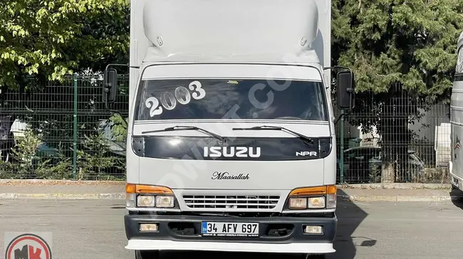 ISUZU NPR truck model 2003 | With retractable side curtain and full inspection