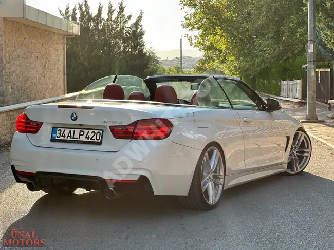 2015 BMW 420d M SPORT BOYASIZ-TRAMERSİZ-HARMAN/K-ENSE ÜFLEME