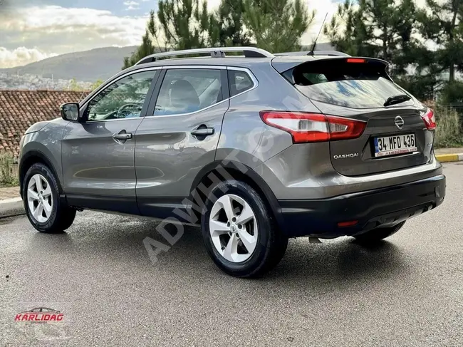 NİSSAN QASHQAİ 1.5 موديل 2015  ديزل 110 حصان - 136,000 كم مع تجهيزات إضافية