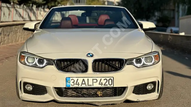 2015 - BMW 420d M SPORT  -بدون طلاء و بدون سجل حوداث - نظام صوتي HARMAN / KARDON - تدفئة رقبة