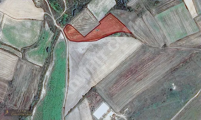 Investment land in TEKİRDAĞ, ÇERKEZMÜSELLİM neighborhood, from ATAK GAYRİMENKUL