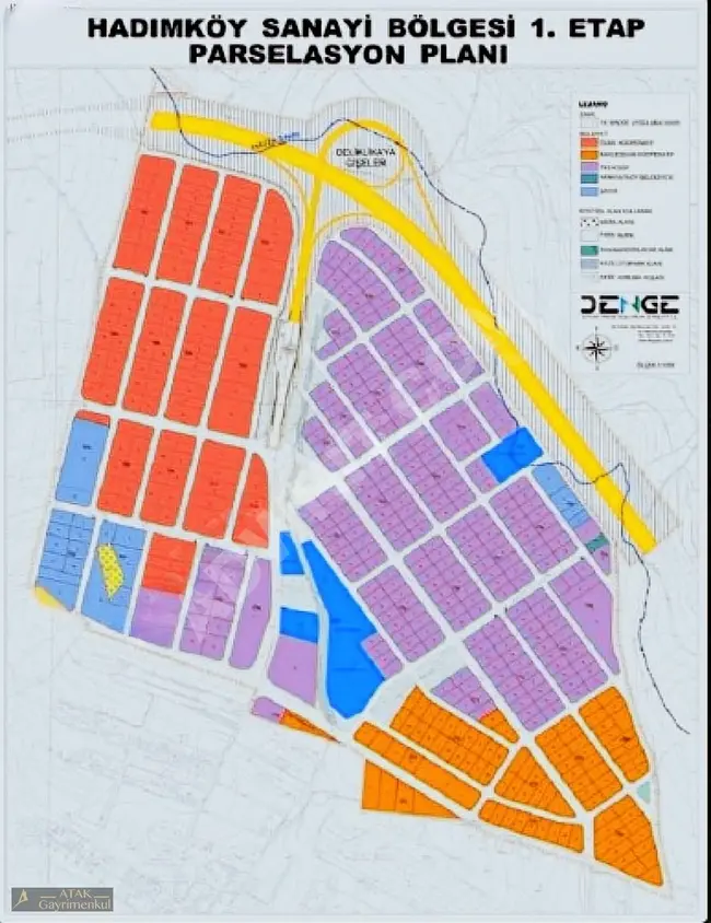 Urgent!!! Land with an area of 2,246 m² in TESKOOP, two facades on a dual road from ATAK