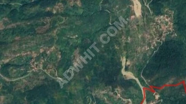 Land in a perfect location in the KASTAMONU CİDE TOYGARLI area