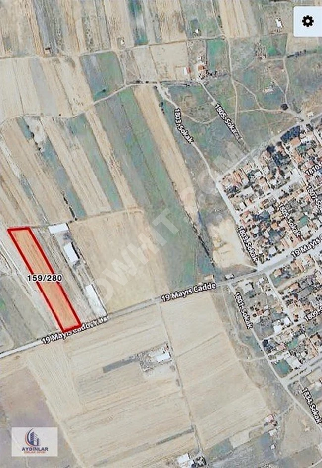 Agricultural land for sale with an area of 430 square meters near the main road in the TEKİRDAĞ ERGENE area