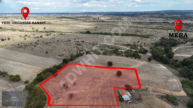 Land with an area of 15,129 m² facing the pastures in the OSB area, ATATÜRK neighborhood