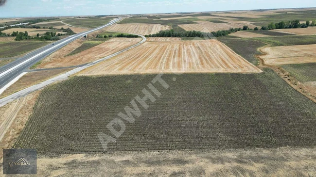 Urgent land opportunity on the asphalt road EDİRNE - KIRKLARELİ