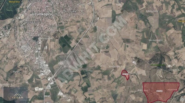 Opportunity for land with an area of 21,528 square meters in front of the industrial area in ATATÜRK neighborhood