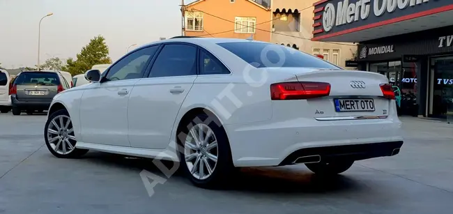 2016 - AUDİ A 6 SEDAN 2.0 TDİ DSG LİMOUSINE - ابواب شفط - مقاعد تدفئة - جلد - بقوة 190 حصان