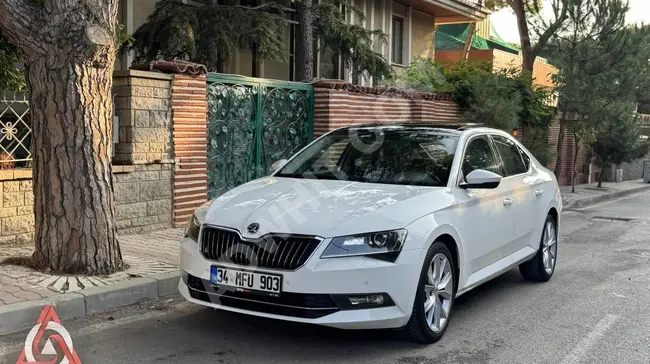 SKODA SUPERB 1.6 موديل 2016 ديزل PRESTİGE مع إمكانية قرض فوري