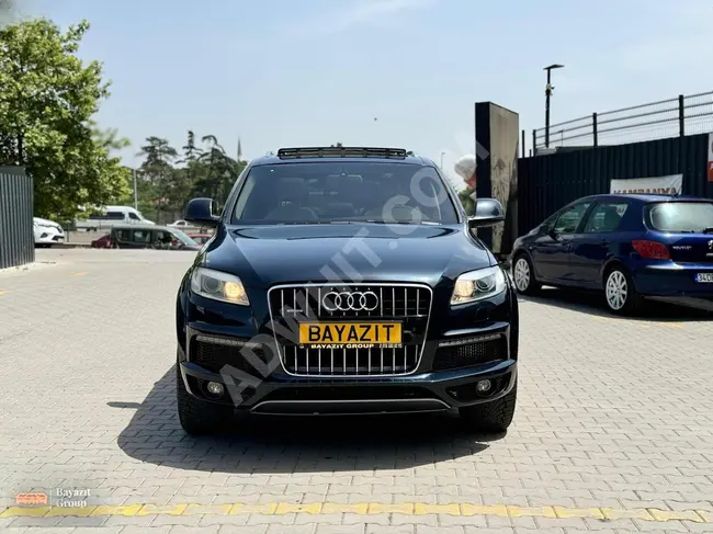 AUDİ Q7 الاكثر تجهيزا مع سقف زجاجي وتدفئة المقاعد.