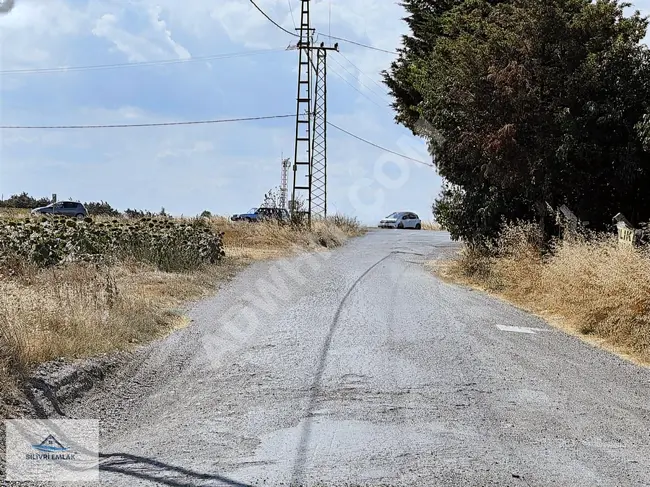 ALİPAŞA'DA YOLA CEPHE ELEKTRİK VE SU KUYUSU DENİZ MANZARALI