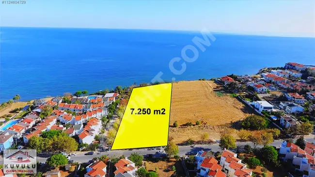 Land for sale with an area of 7,250 square meters with a sea view in location SİLİVRİ KLASSİS