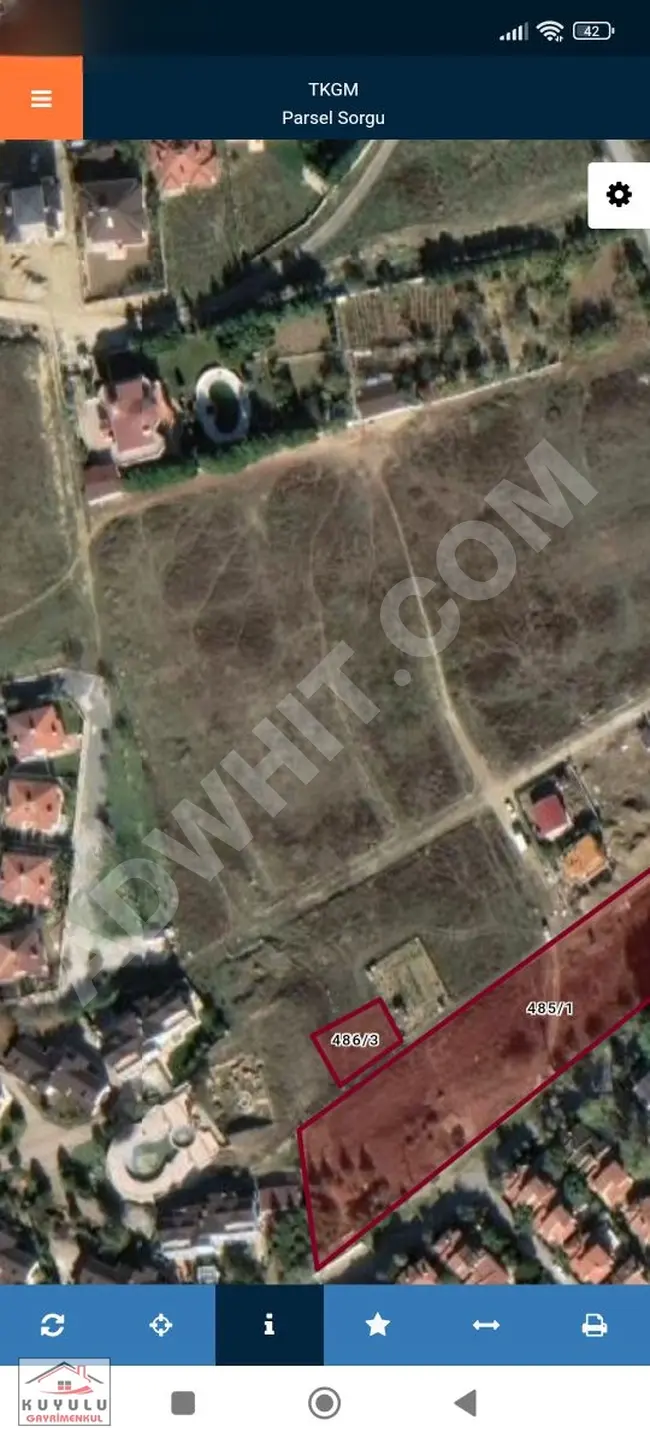 Land for sale overlooking the sea in SILIVRI SANCAKTEPE