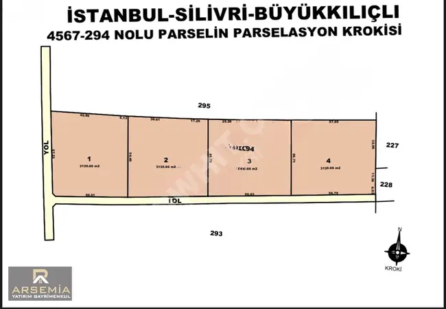 MÜKEMMEL LOKASYODA 3.133M2 ARSAMIZ