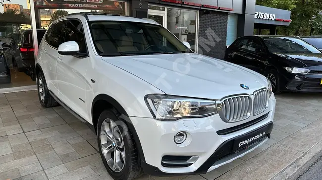 BMW X3 X PLUS 2016 - سقف زجاجي , مقاعد بذاكرة , باكاج كهربائي , رؤية خلفية , تم طلاء قطعة واحدة