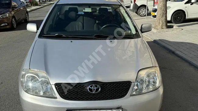 سيارة TOYOTA COROLLA 1.6 VVTİ TERRA موديل2002 عداد 231.000   كم - سيارة عائلية