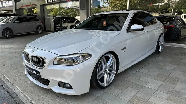 2014 BOYASIZ BMW 5.20İ VAKUM-NBT-HAYALET-M5 FAR-M5 STOP-20 JANT