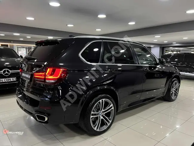 BMW X5 X-DRİVE-M SPORT-PREMİUM 2018 - مقاعد بلون بني , عداد ديجيتال , جنوط 20 بوصة , بدون طلاء