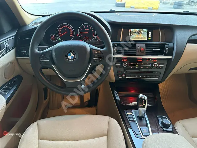 2016 BMW X3 X PLUS-CAM TAVAN-HAFIZA-E.BAGAJ-G.GÖRÜŞ-1 PRÇ BOYALI