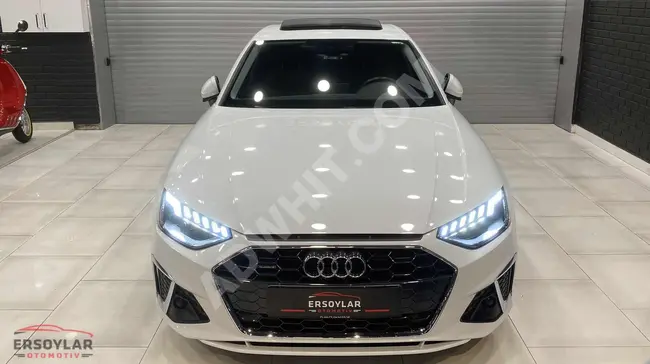 2020 - AUDI A4 - S LİNE - عداد 89000 كم - مقاعد بنية من RECARO - جنوطة 19 انش - دركسيون AUDI