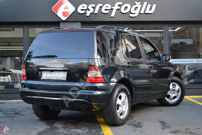 EŞREFOĞLU 2004 ML 270 CDI SİYAH İÇİ TABA MASRAFSIZ 340.000 KM