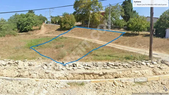 A plot of land with an area of 360 m² with permission to build 3 floors in BÜYÜKÇAVUŞLU, price urgently reduced