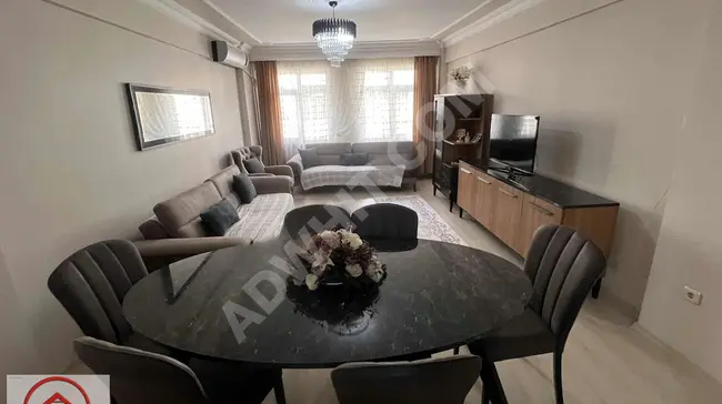 Furnished 3+1 apartment with a street view