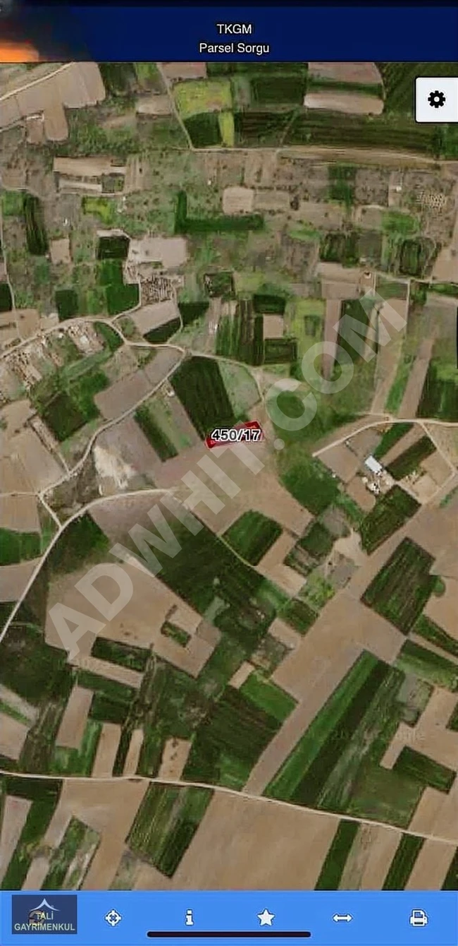 Agricultural land measuring 1500 square meters in Silivri Değirmenköy bağlar