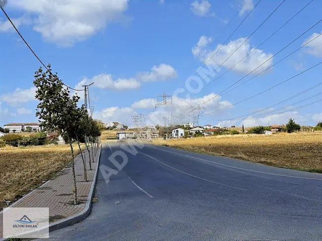 Land for sale measuring 500 m² designated for building a villa with a sea view in Sancaktepe