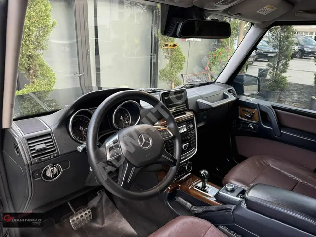 MERCEDES G 350d AMG موديل 2015- نظام صوت Harman Kardon - مقاعد مبردة - فتحة سقف - وكالة - بدون طلاء