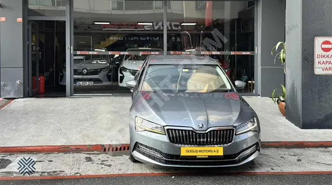 سيارة SKODA SUPERB 1.6 TDI PREMIUM موديل 2020 بدون عيوب وبدون طلاء