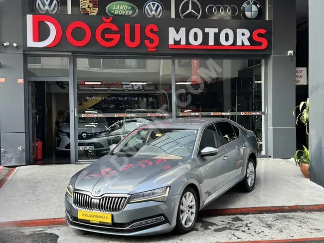 سيارة SKODA SUPERB 1.6 TDI PREMIUM موديل 2020 بدون عيوب وبدون طلاء