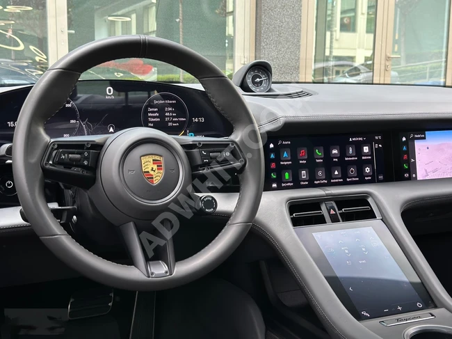 سيارة PORSCHE TAYCAN TURBO S - من الوكيل - محور خلفي - مجموعة جسم رياضي - مقاعد مبردة