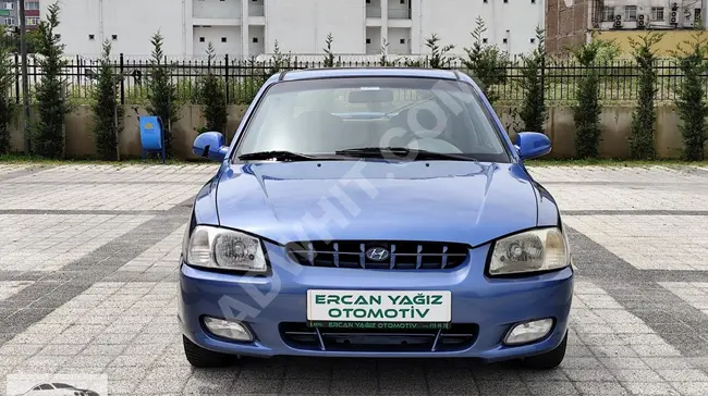 سيارة HYUNDAİ ACCENT 1.5 GT موديل 2001 - بقوة 102 حصان - بنزين  LPG - مانيوال