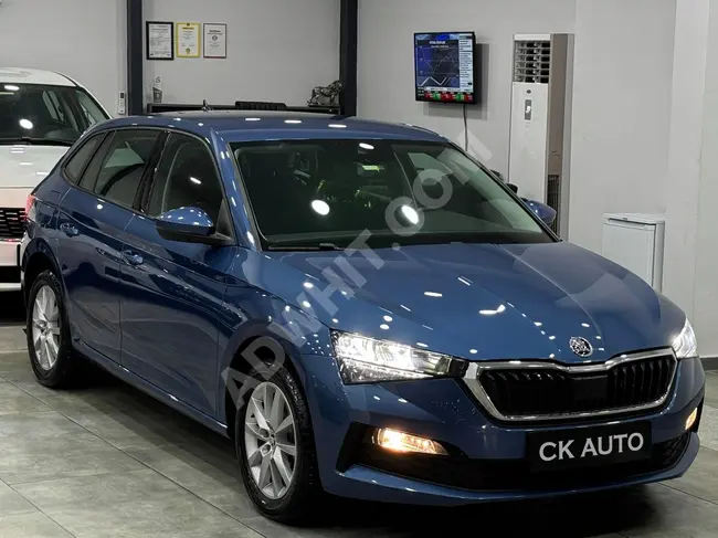 سيارة SKODA SCALA 1.0 TSI PREMİUM DSG موديل 2021 - اوتوماتيك - مسافة 62.000 كم - بدون طلاء