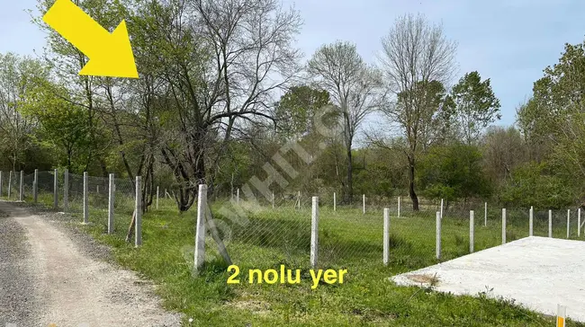 Land for sale with an area of 531 m2 on a main road in ÇATALCA KARACAKÖY