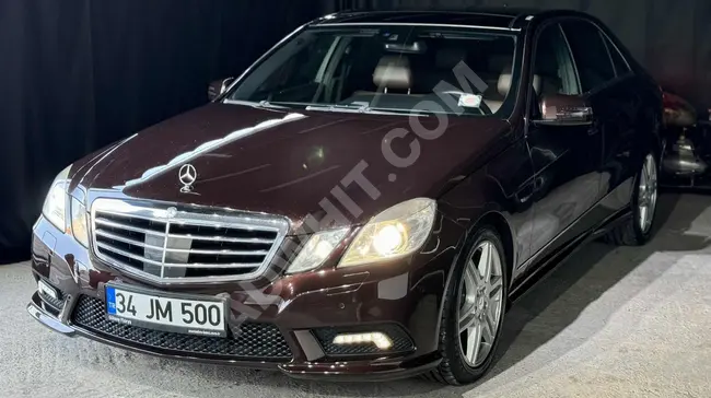 من المالك الأول MERCEDES   E350 4MATIC AMG + PREMIUM موديل 2010 مع إضافات استثنائية