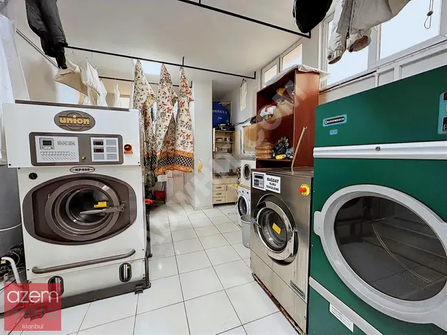 For sale: Active laundry shop on the main street in the ÜMRANİYE area