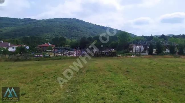 Land for sale in the village of BEYKOZ - CUMHURİYET, facing the road and embraced by nature