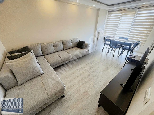 Apartment 2+1 for rent with full furnishings in BEYAZHANE RESIDENCE complex in the KAĞITHANE area