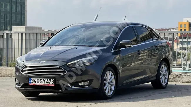 سيارة Ford موديل 2018 - أوتوماتيك - تيتانيوم - جنوط من الصلب - شاشة