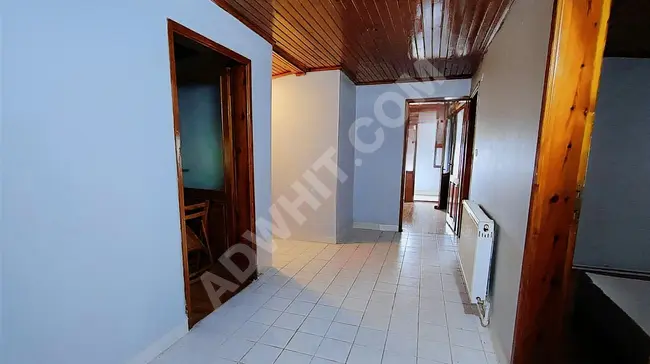 An apartment 3+1 for rent with a closed balcony and a view of the strait located in the BEYKOZ area.