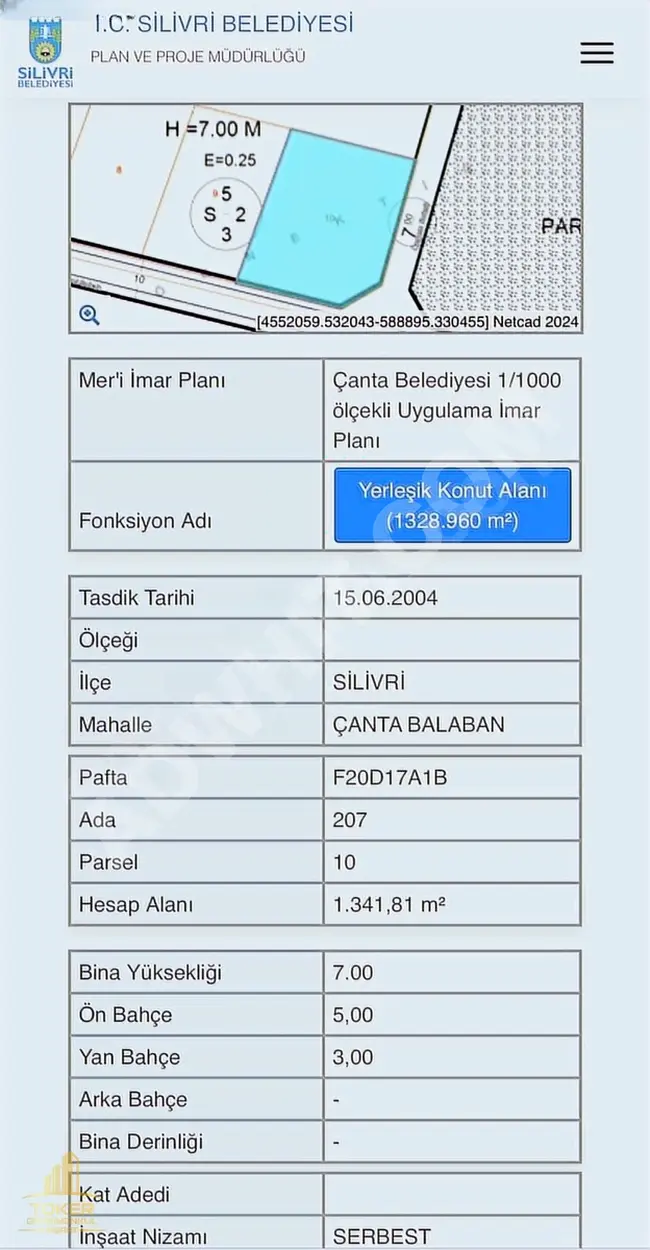 SİLİVRİ BALABANDA KÖŞE PARSEL MAKUL TAKASLAR DEĞERLENDİRİLİR