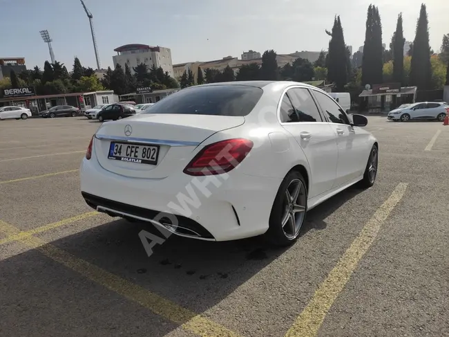 2018 MERCEDES C 200 DİZEL AMG CAM TAVANLI HATASIZ 178000 KM DE