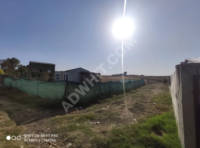 For sale: Land with a container covering an area of 382 M2 in ÇATALCA ÖRENCİK