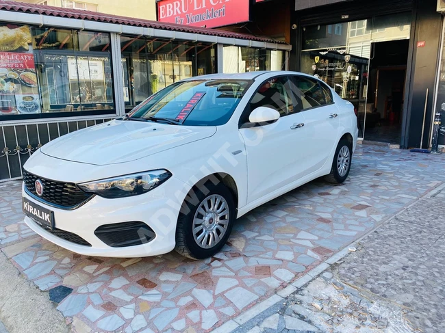 2019 - Fiat Egea - لتأجير سيارات  في القسم الاسيوي  في  ATAŞEHİR - KADIKÖY - BEŞİKTAŞ  بسعر 1100 ليرة - من CARCITY RENT A CAR