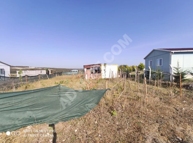 For sale: Land with a container covering an area of 382 M2 in ÇATALCA ÖRENCİK